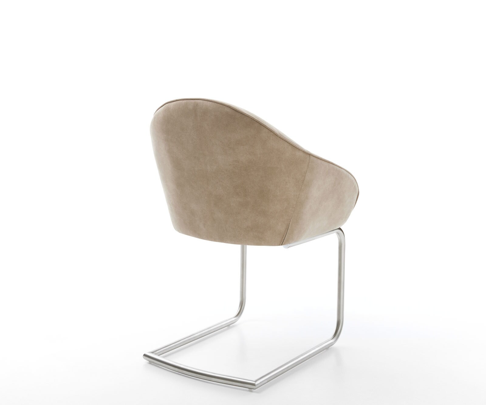 Sledemodel Gaio-Flex microvelours beige vintage sledemodel rond roestvrij staal 4 Sledemodel Gaio-Flex microvelours beige vintage sledemodel rond roestvrij staal 4