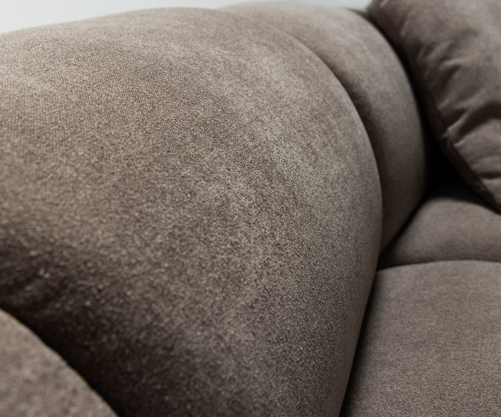 Big-sofa Lunna 360x175 cm platbinding bruin 2 kussens 5
