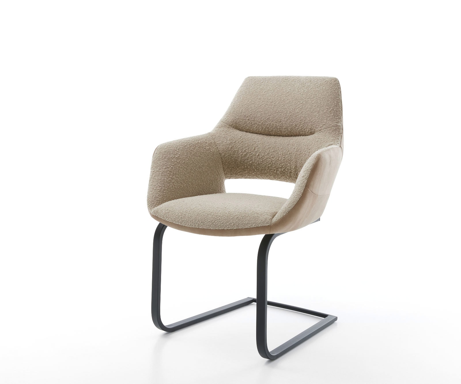 Sledemodel Yago-Flex met armleuning materiaalmix mud sledemodel vlak zwart pocketveer kern Sledemodel Yago-Flex met armleuning materiaalmix mud sledemodel vlak zwart pocketveer kern