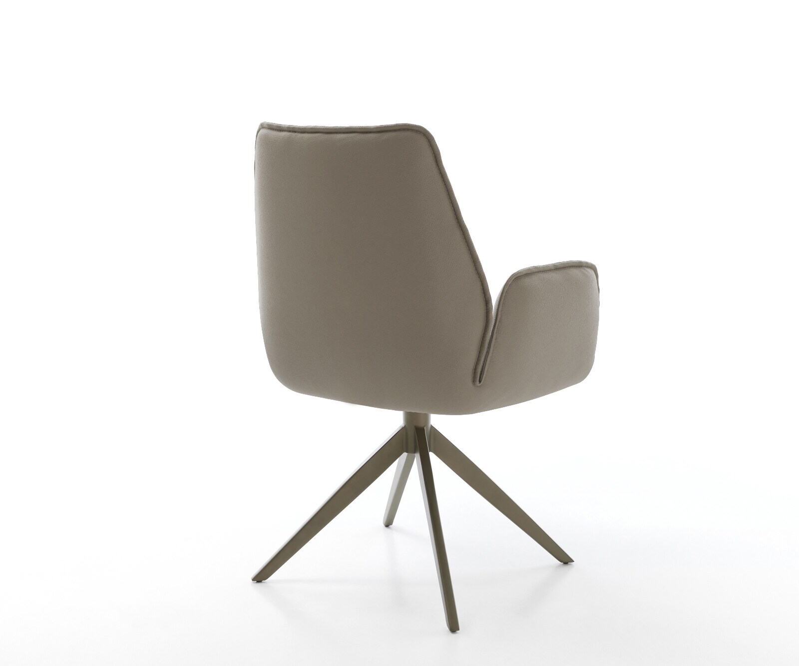 Draaistoel Zoa-Flex echt leer mud kruisframe breed afwerking met titanium 360° draaibaar rocker-functie 5