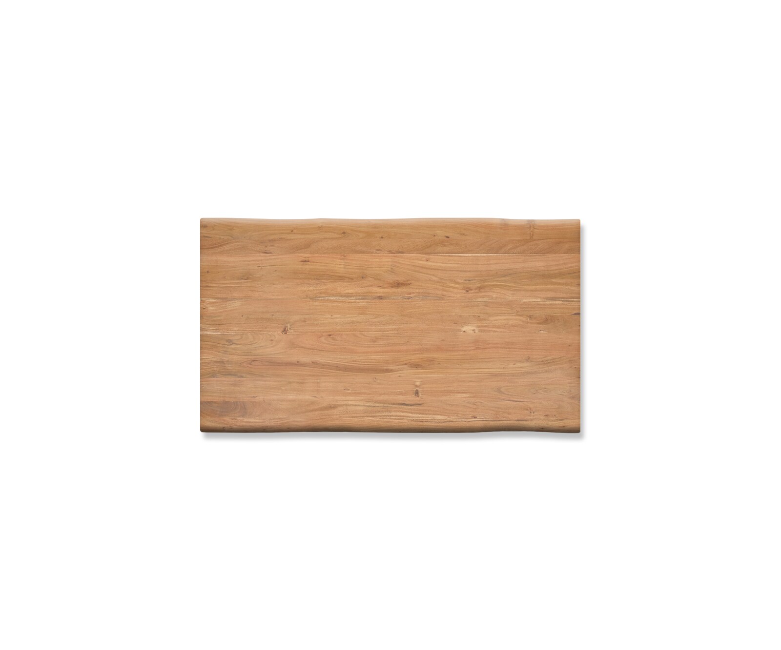 Eettafel Edge 160x90cm XL acacia natuur roestvrijstaal breed Live-Edge 4