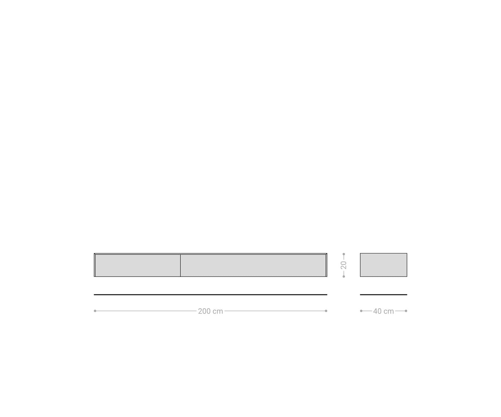 Tv-meubel Cuor 200 cm Keramiek Laminam® Travertino Bianco Crème-wit 1 Flap 1 Lade Zwevende voet look Roestvrij staal 1 Tv-meubel Cuor 200 cm Keramiek Laminam® Travertino Bianco Crème-wit 1 Flap 1 Lade Zwevende voet look Roestvrij staal 1