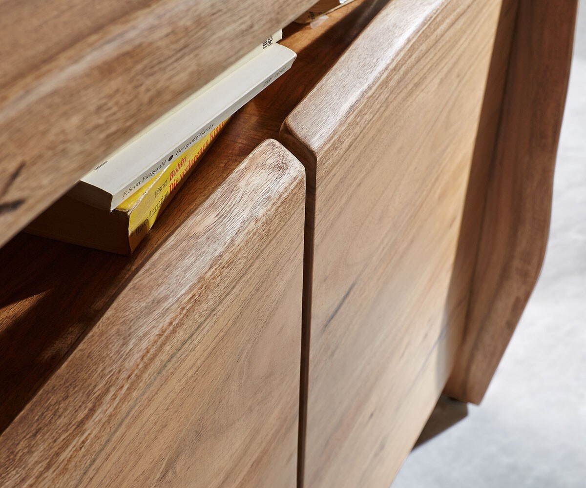Dressoir Live-Edge acacia natuur 145 cm 3 deuren 3