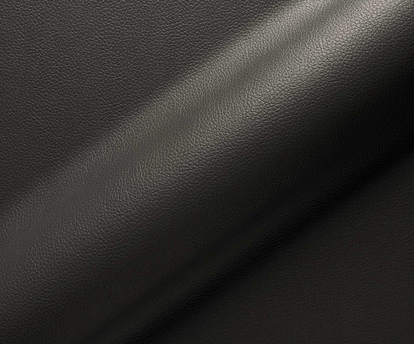 Sledemodel Heira-Flex met armleuning echt leer zwart sledemodel vlak zwart pocketveer kern