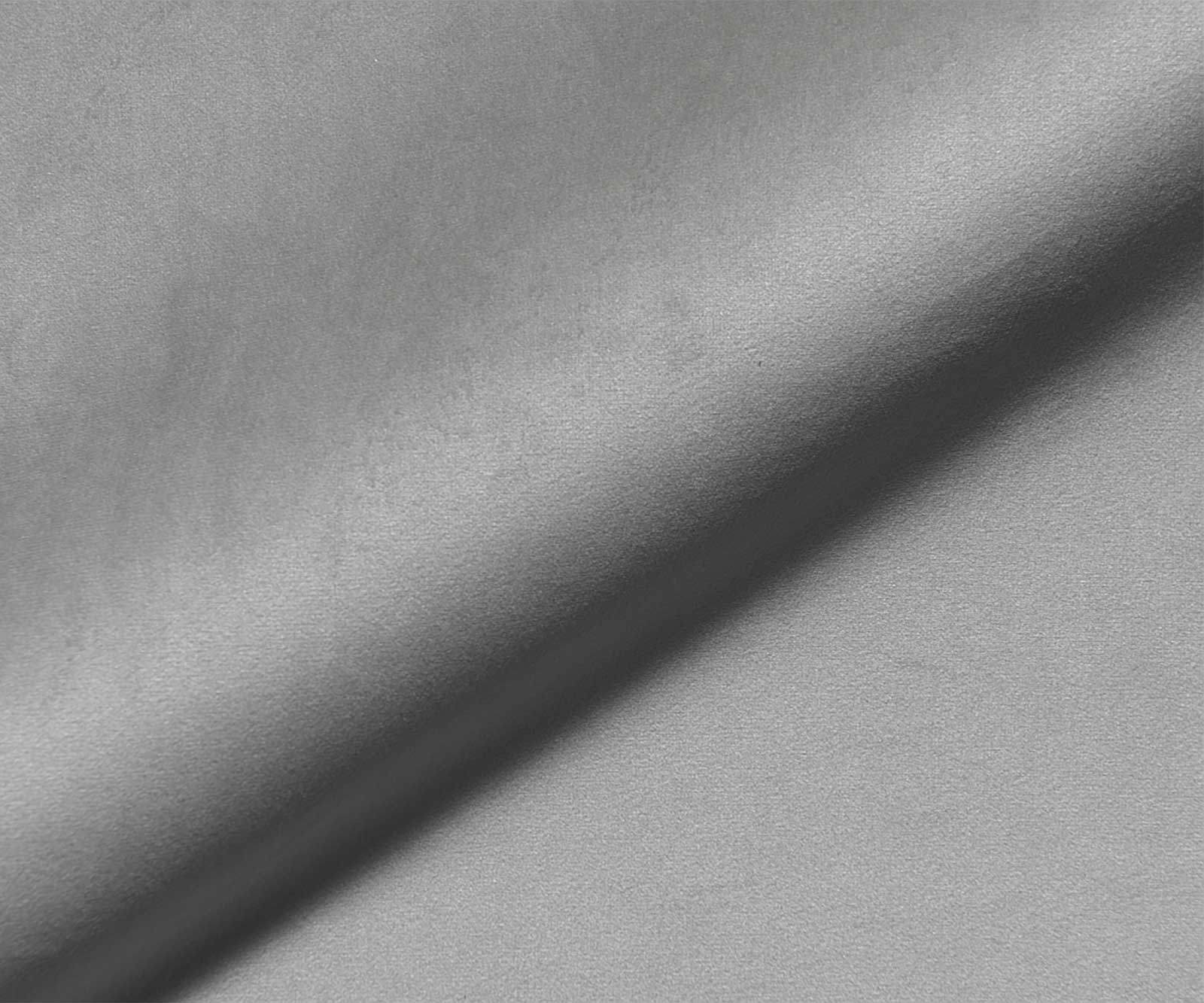 Eetkamerstoel Abelia-Flex met armleuning fluweel grijs kruisframe conisch roestvrij staal 3