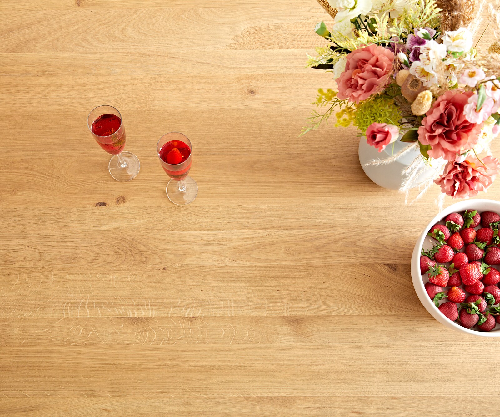 Eettafel Edge Boot 200x100x2,5-3 eiken natuur kruisframe rechthoek zwart  Schweizer Kante 6