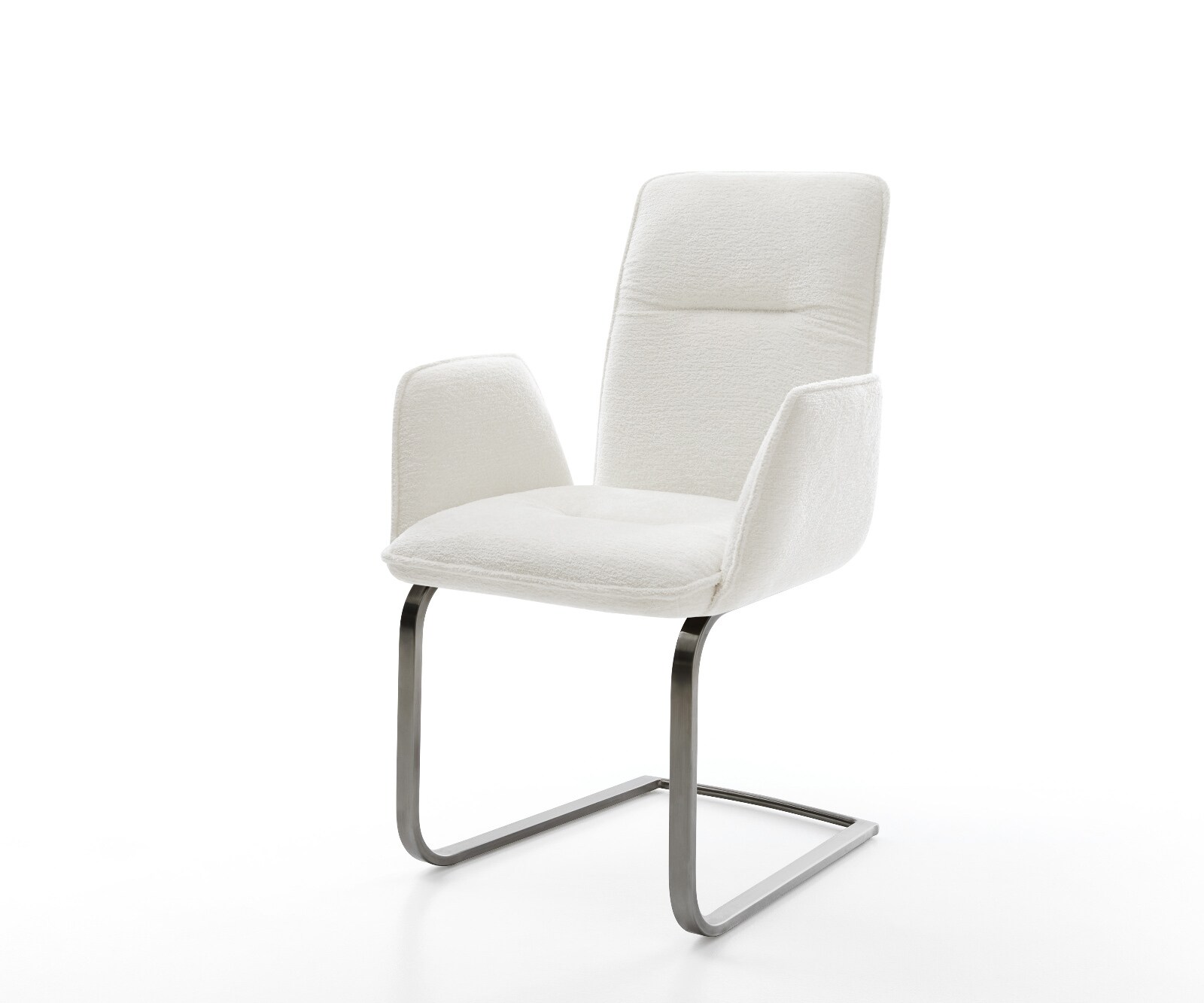 Sledemodel Vinja-Flex bouclé zacht beige sledemodel vlak grafiet