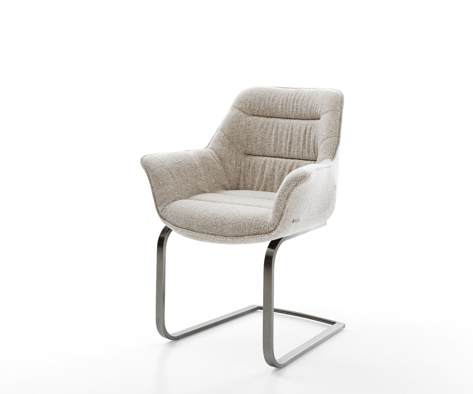 Sledemodel Kaira-Flex geweven stof beige sledemodel vlak grafiet