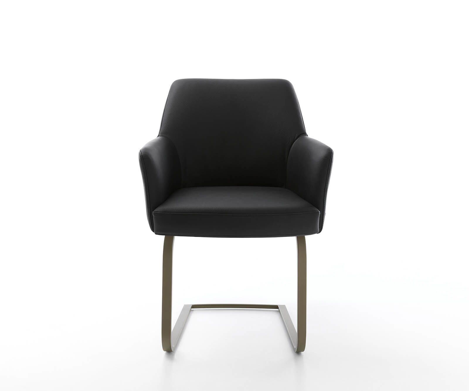 Sledemodel Xana-Flex met armleuning echt leer zwart sledemodel vlak afwerking met titanium pocketveer kern 1 Sledemodel Xana-Flex met armleuning echt leer zwart sledemodel vlak afwerking met titanium pocketveer kern 1