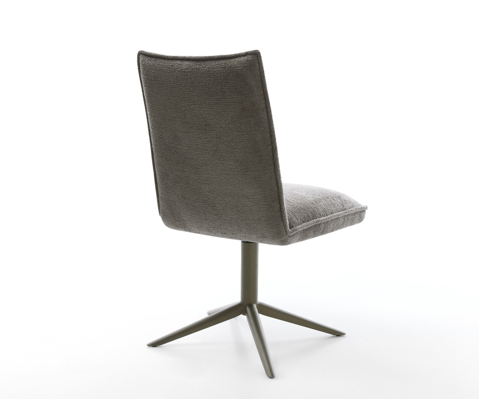 Draaistoel Lelio-Flex bouclé zacht mud kruispoot afwerking met titanium 360° draaibaar rocker-functie pocketveer kern 5
