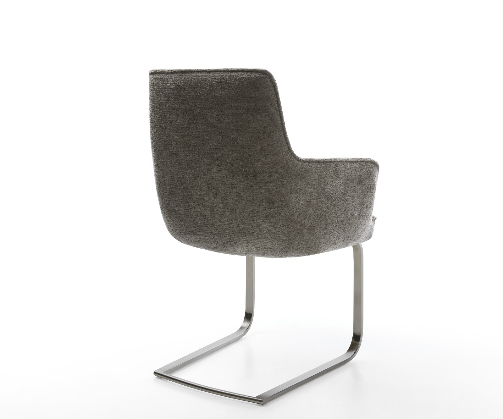 Sledemodel Heira-Flex met armleuning bouclé zacht mud sledemodel vlak grafiet pocketveer kern 5