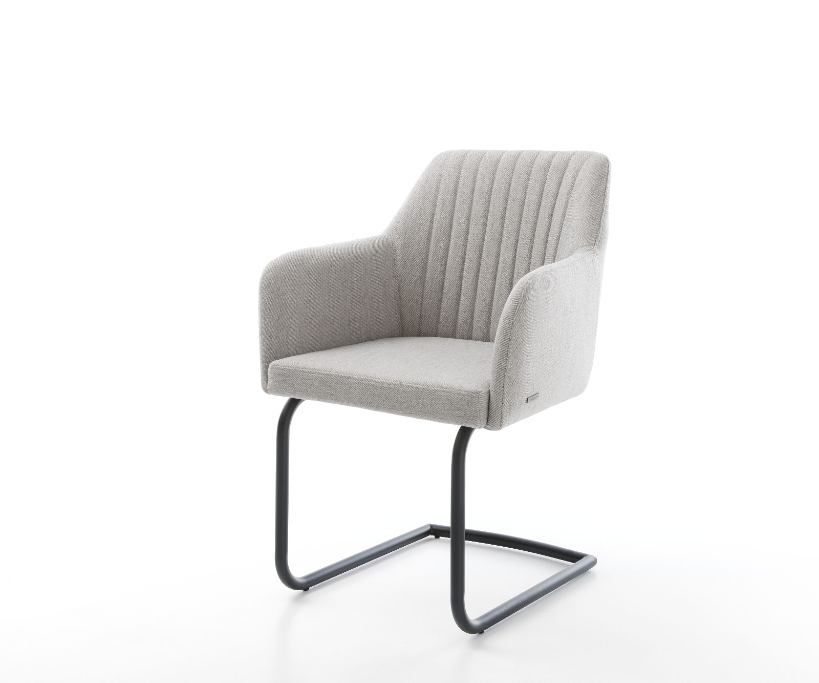 Sledemodel Greg-Flex stripes lichtgrijs sledemodel rond zwart pocketveer kern