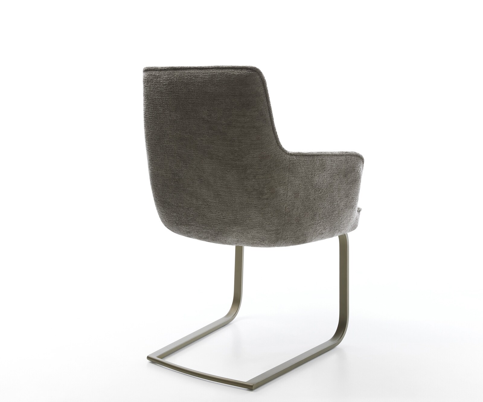 Sledemodel Heira-Flex met armleuning bouclé zacht mud sledemodel vlak afwerking met titanium pocketveer kern 5