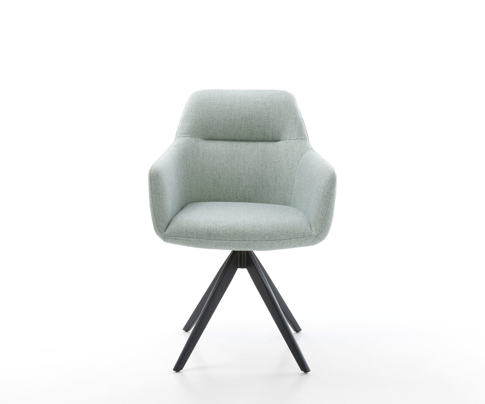 Eetkamerstoel Pejo-Flex stripes mint kruisframe hoekig zwart pocketveer kern 1 Eetkamerstoel Pejo-Flex stripes mint kruisframe hoekig zwart pocketveer kern 1