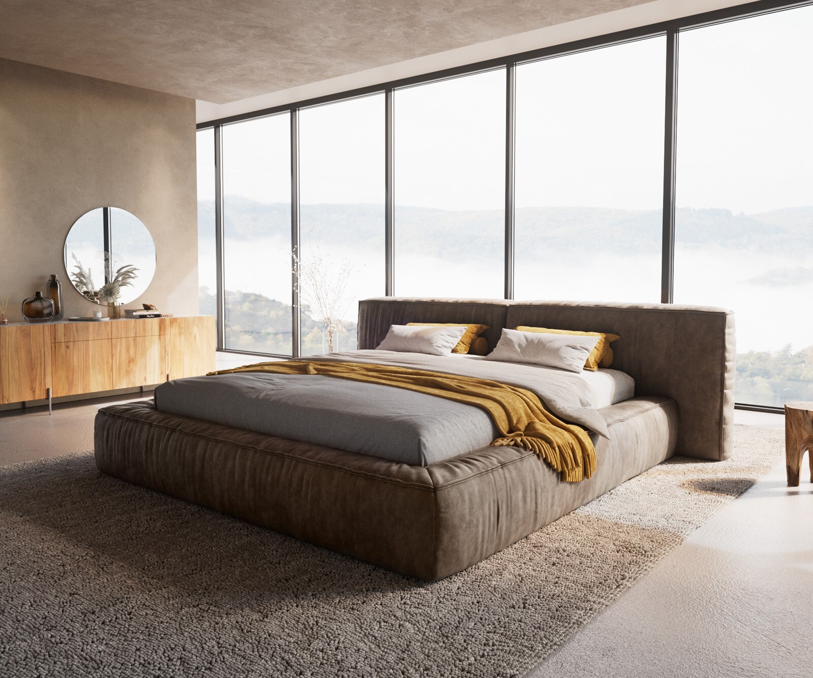 Coperti gestoffeerd bedframe 2
