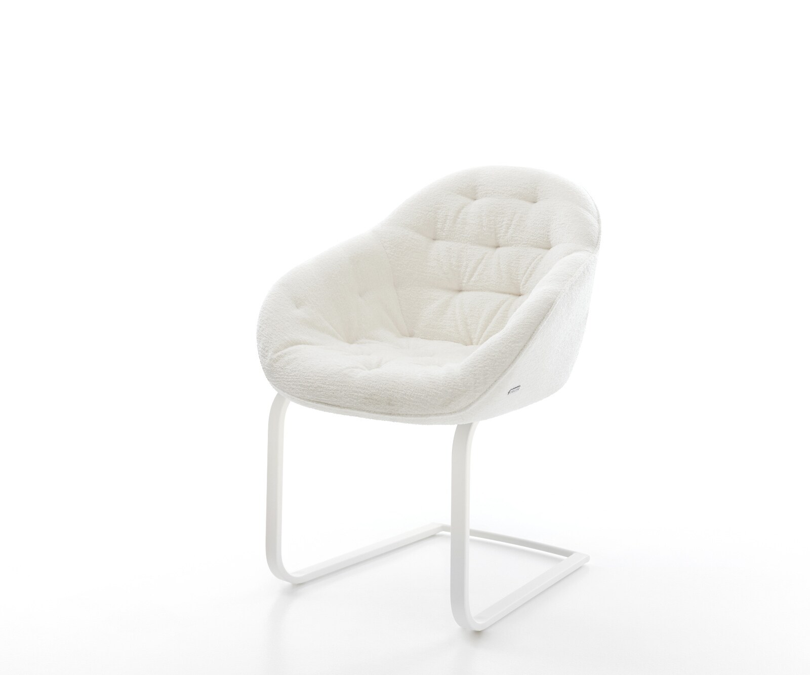 Sledemodel Gaio-Flex bouclé zacht beige sledemodel vlak wit 1