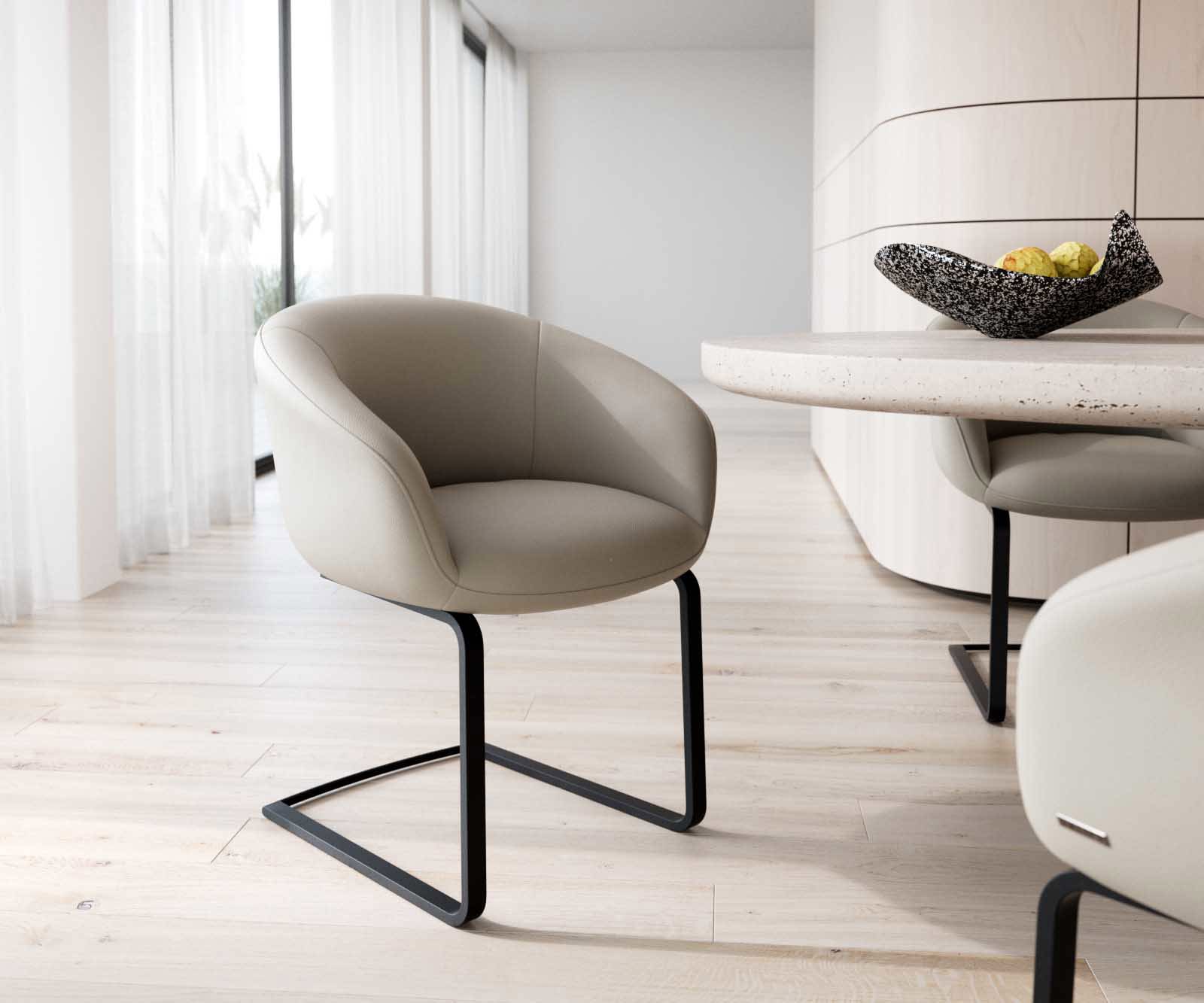 Sledemodel Vinka-Flex met armleuning echt leer mud sledemodel vlak zwart pocketveer kern Sledemodel Vinka-Flex met armleuning echt leer mud sledemodel vlak zwart pocketveer kern