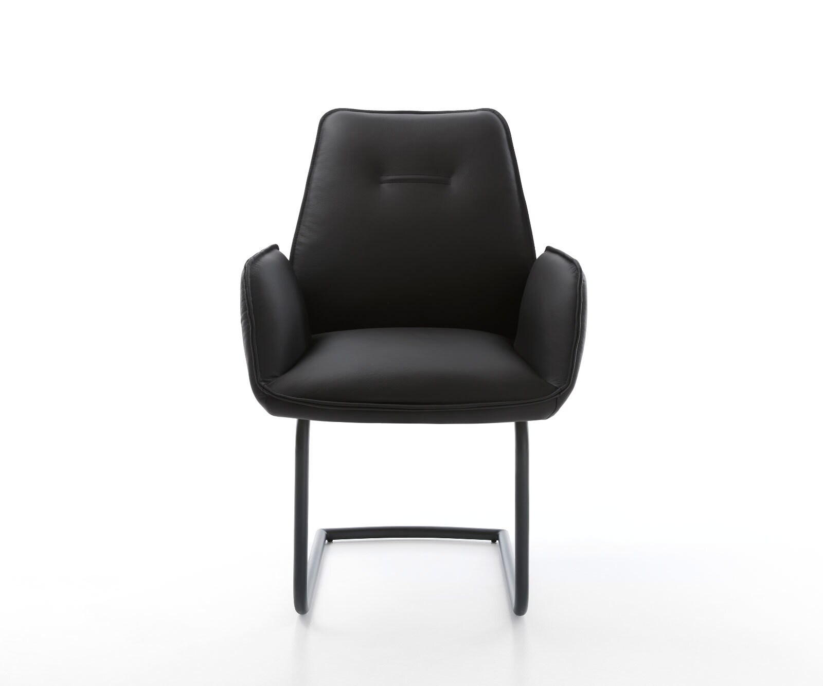 Sledemodel Zoa-Flex echt leer zwart sledemodel rond zwart pocketveer kern 2
