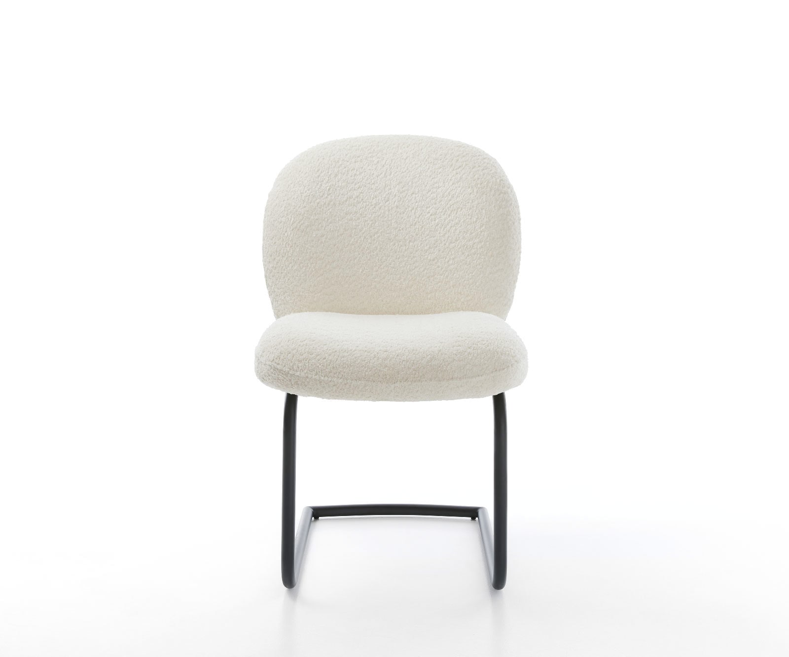 Sledemodel Nube-Flex bouclé wit sledemodel rond zwart pocketveer kern 1 Sledemodel Nube-Flex bouclé wit sledemodel rond zwart pocketveer kern 1