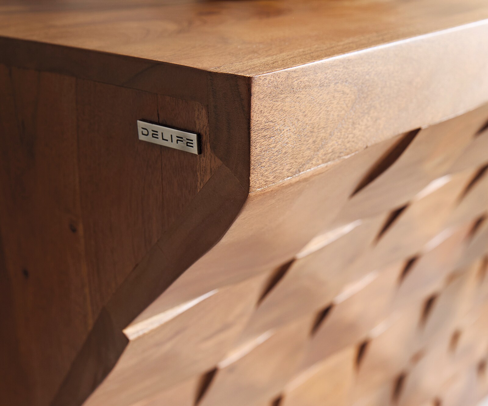 Console Eremos 120x35 cm acacia natuur 4