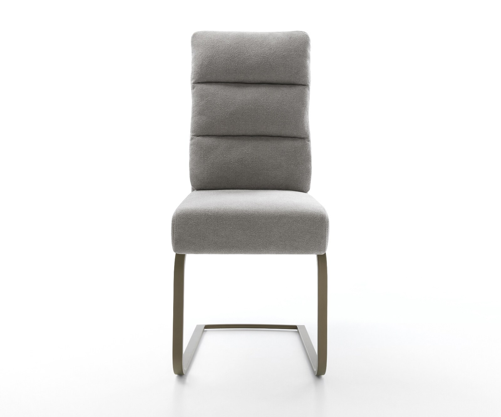 Sledemodel Pela-Flex zachte stof met structuur grijs sledemodel vlak afwerking met titanium pocketveer kern 2