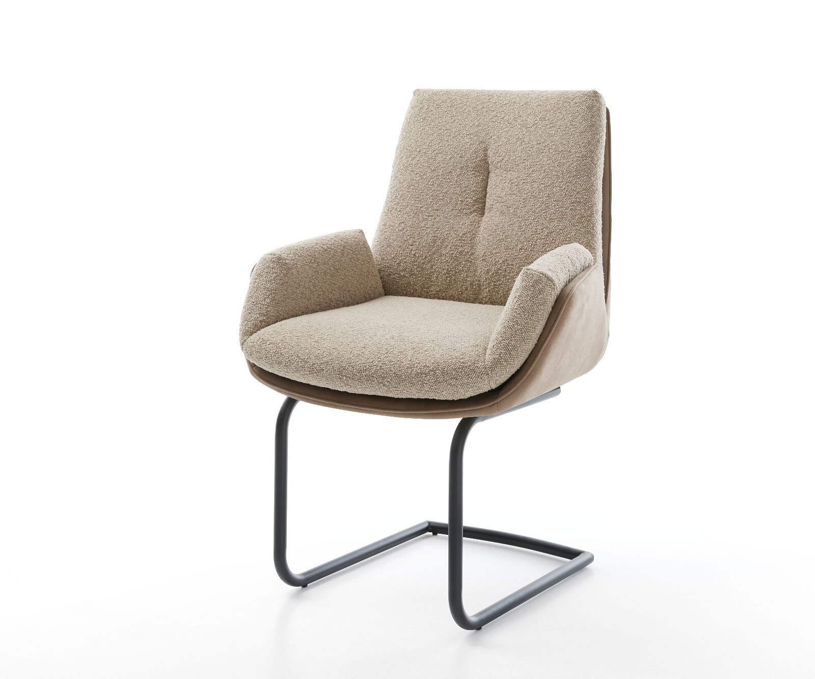 Sledemodel Clea-Flex materiaalmix mud sledemodel rond zwart