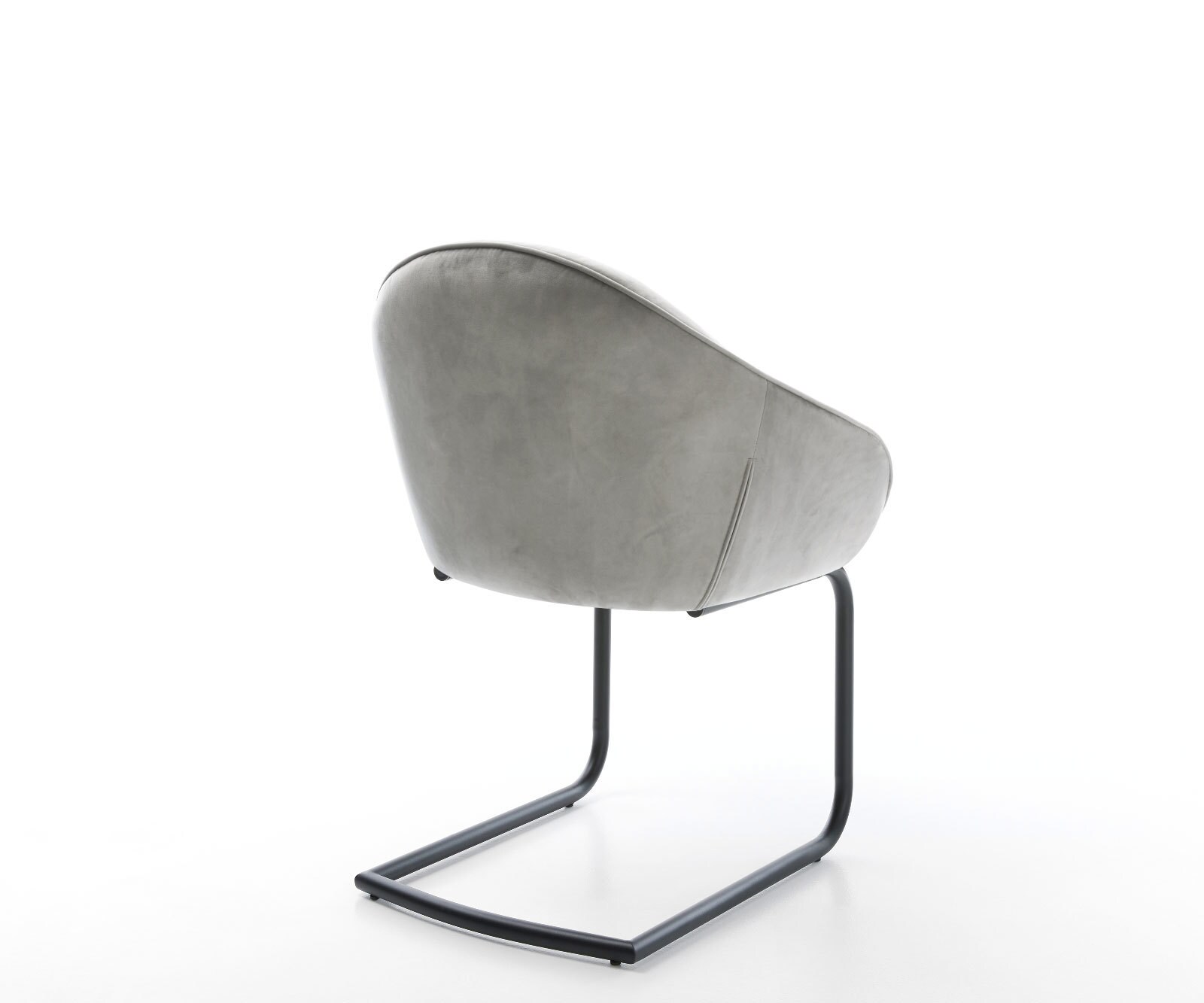 Sledemodel Gaio-Flex fluweel grijs sledemodel rond zwart 4 Sledemodel Gaio-Flex fluweel grijs sledemodel rond zwart 4