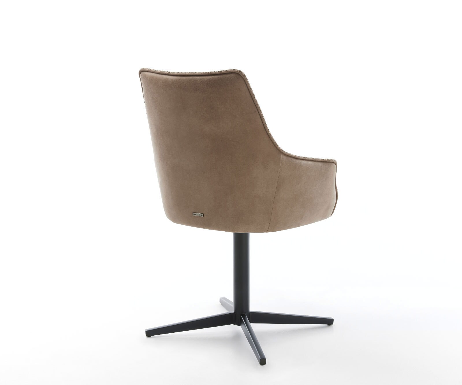 Draaistoel Alja-Flex met armleuning materiaalmix mud kruispoot zwart 360° draaibaar pocketveer kern 4 Draaistoel Alja-Flex met armleuning materiaalmix mud kruispoot zwart 360° draaibaar pocketveer kern 4