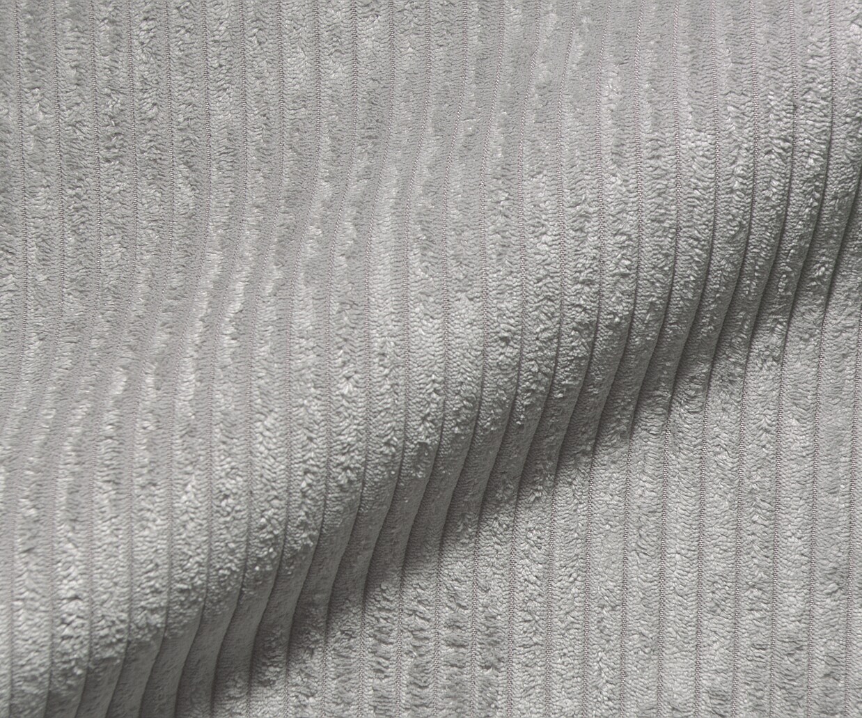 Hoekbank Lanzo L 260x160 cm Koord Zilver Grijs Recamiere variabel 2 Hoekbank Lanzo L 260x160 cm Koord Zilver Grijs Recamiere variabel 2