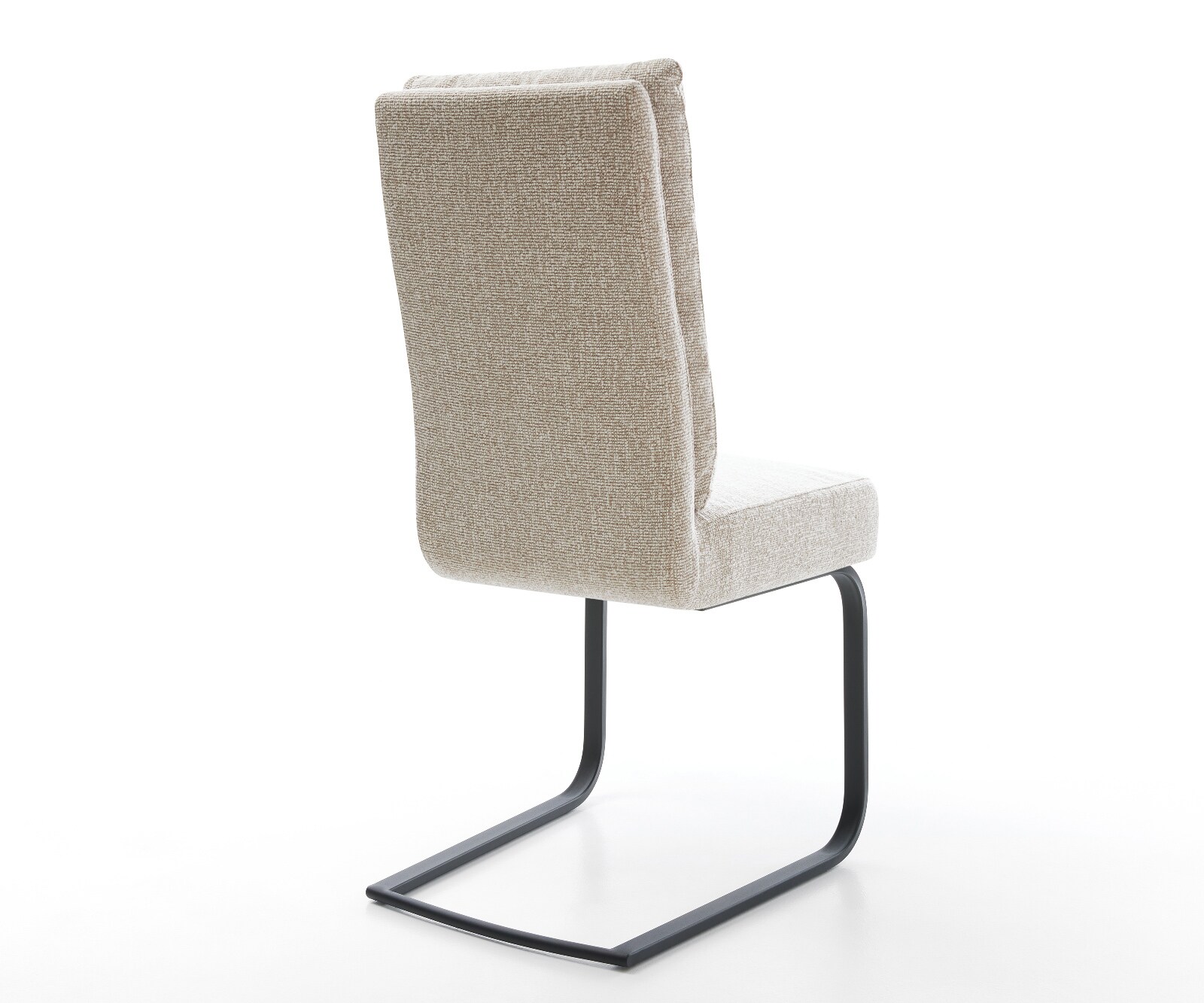 Sledemodel Pela-Flex geweven stof beige sledemodel vlak zwart pocketveer kern 5