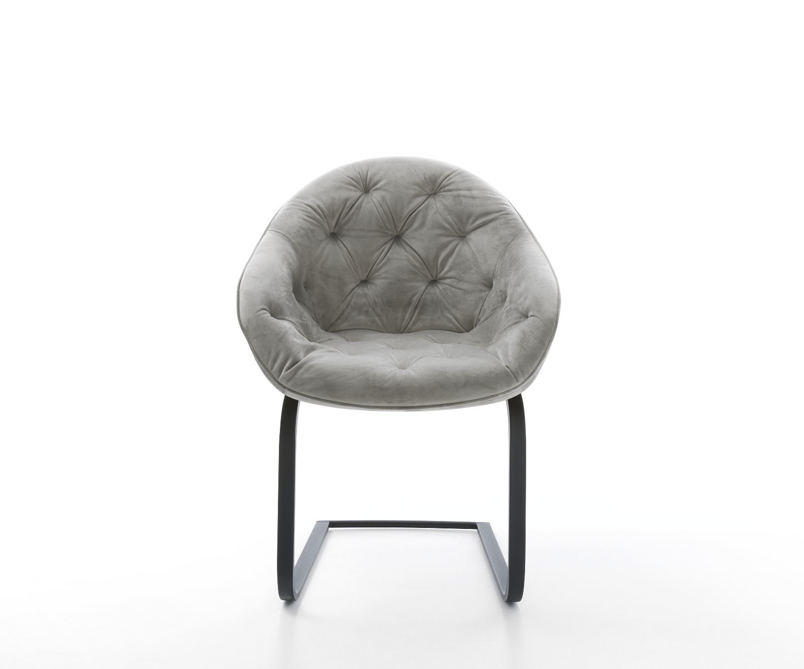 Sledemodel Gaio-Flex fluweel grijs sledemodel vlak zwart 1 Sledemodel Gaio-Flex fluweel grijs sledemodel vlak zwart 1