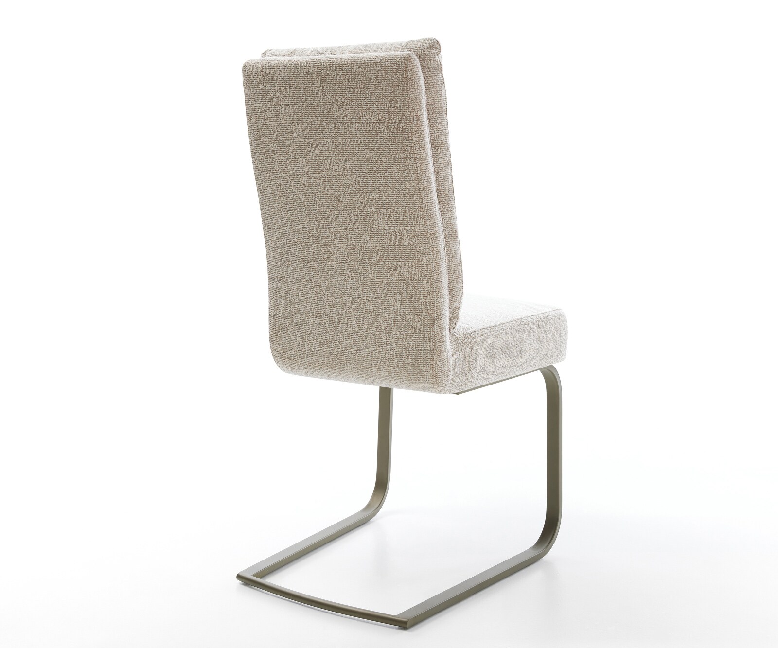 Sledemodel Pela-Flex geweven stof beige sledemodel vlak afwerking met titanium pocketveer kern 5