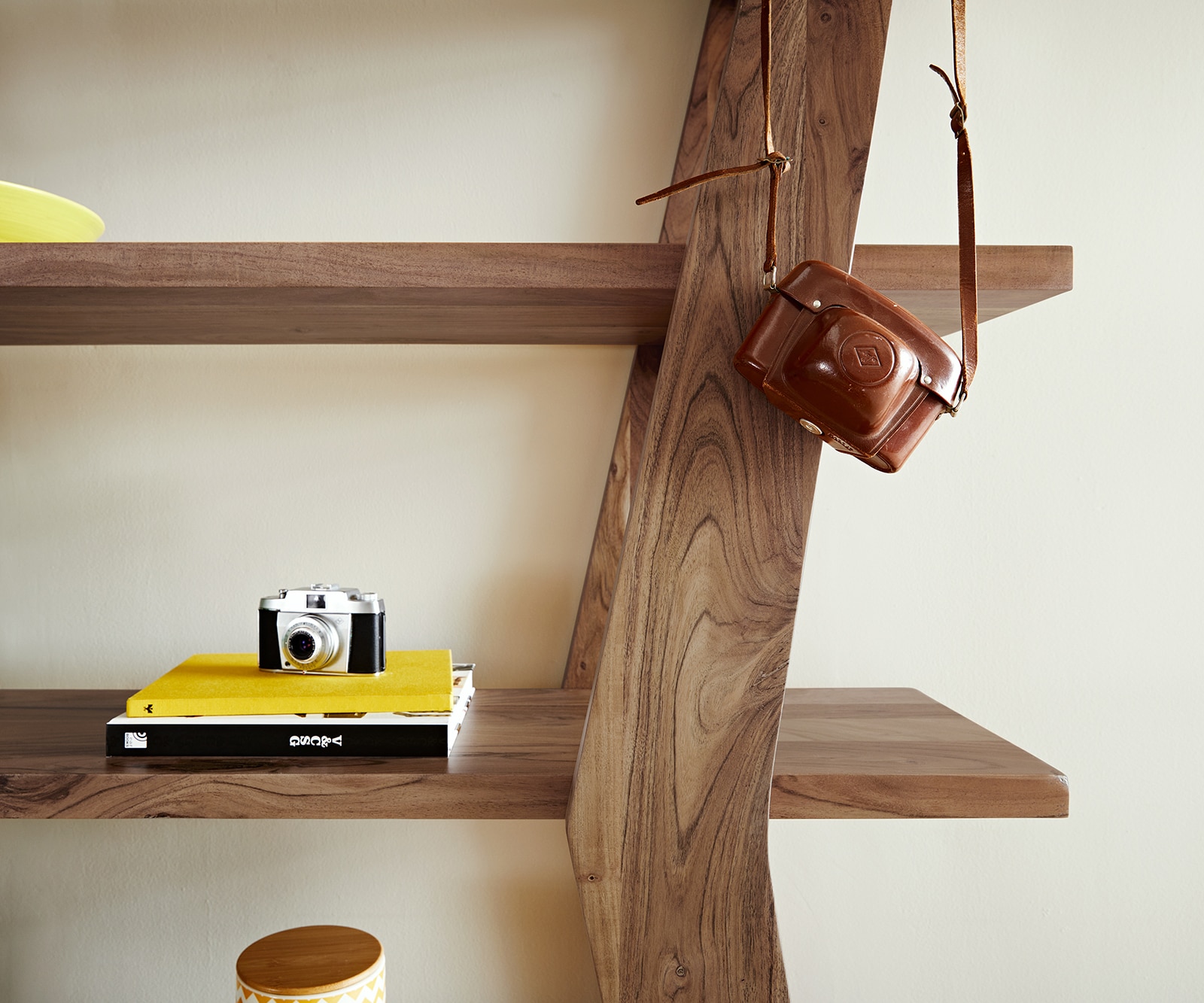 Rek Xanthios 170x40 cm acacia bruin 4 Rek Xanthios 170x40 cm acacia bruin 4