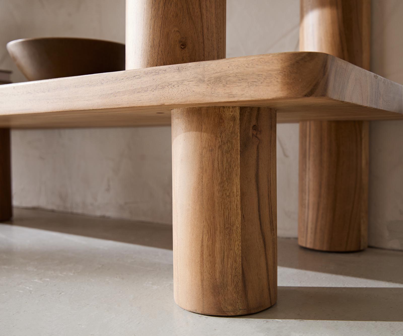 Staande kast Accra 170x190 cm Acacia Natuur 8 compartimenten 6
