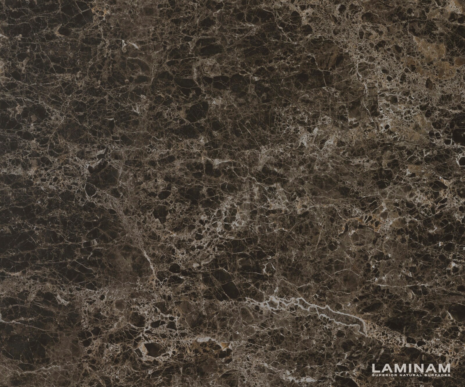 Outdoortafel Edge 200x100 cm keramiek Laminam® Emperador Extra Lucidato donkerbruin kruispoot rechthoekig zwart 3