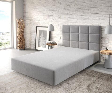 Boxspring-frame Dream-Fine 120x200 microvezel grijs