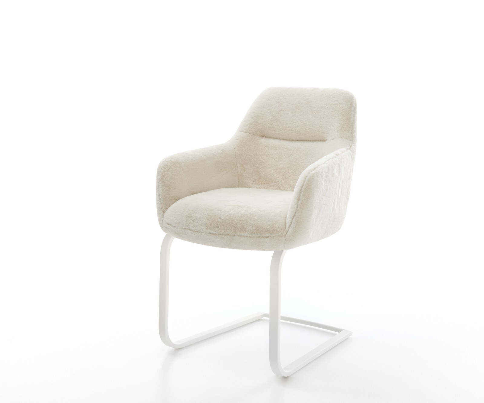 Sledemodel Pejo-Flex pluchen crème-wit sledemodel vlak wit pocketveer kern 1