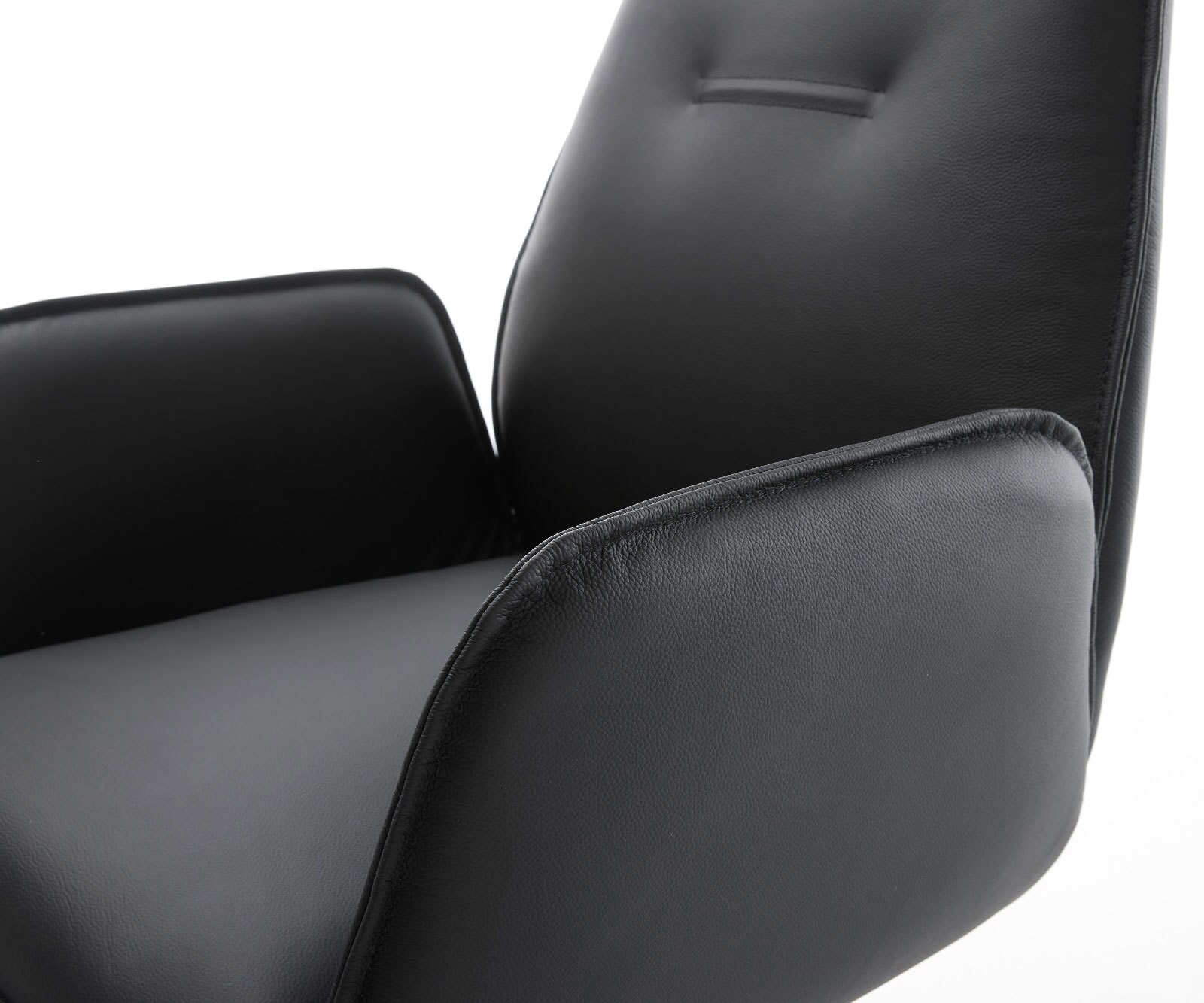 Sledemodel Zoa-Flex echt leer zwart sledemodel vlak roestvrij staal pocketveer kern 3 Sledemodel Zoa-Flex echt leer zwart sledemodel vlak roestvrij staal pocketveer kern 3