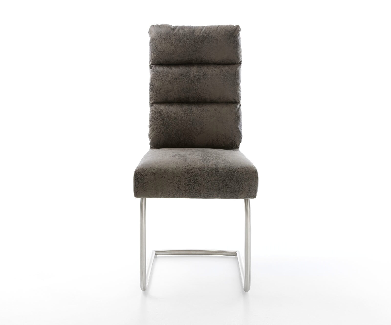 Sledemodel Pela-Flex microvelours grijs antiek sledemodel rond roestvrij staal pocketveer kern 1 Sledemodel Pela-Flex microvelours grijs antiek sledemodel rond roestvrij staal pocketveer kern 1