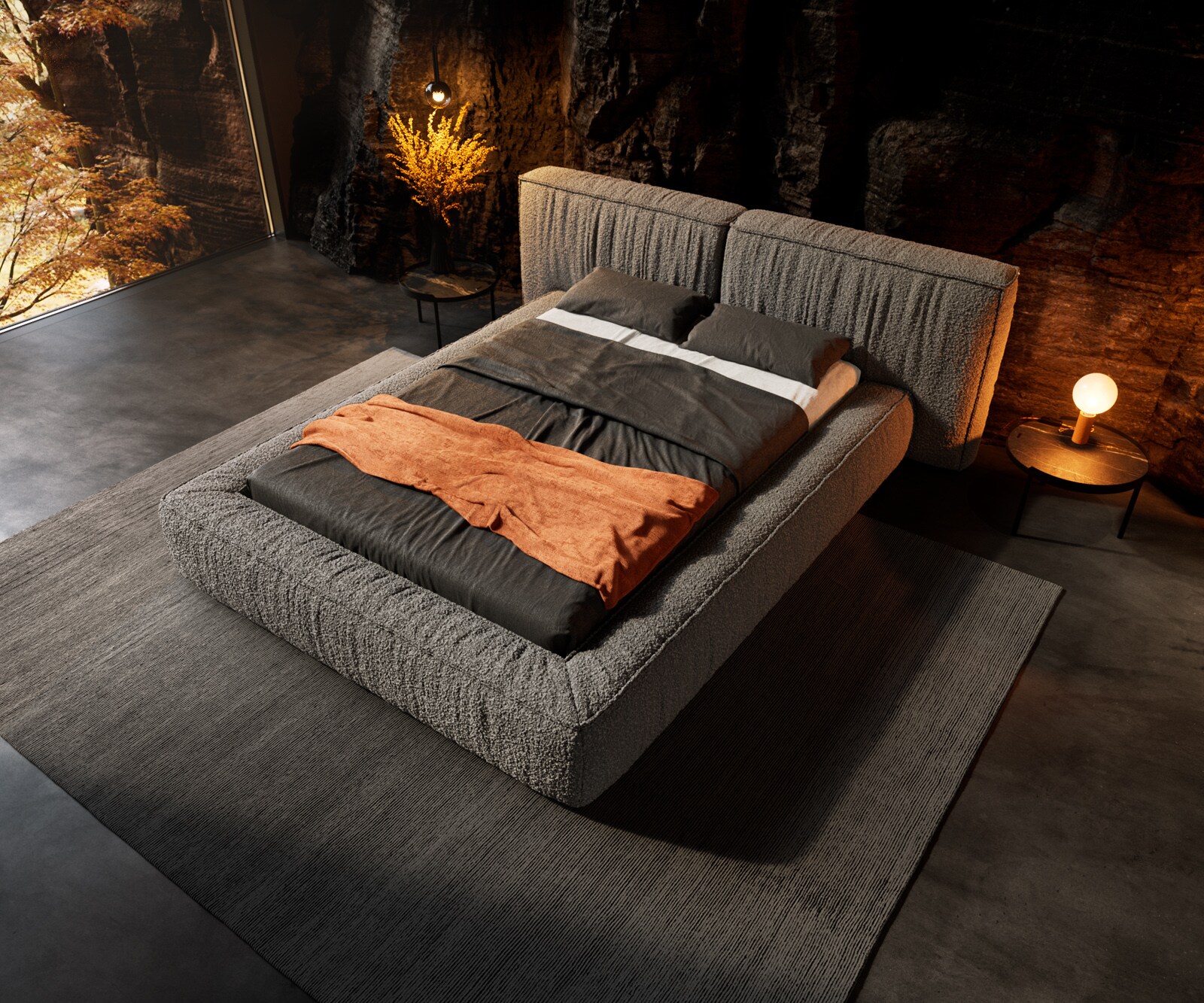 Coperti gestoffeerd bedframe 3