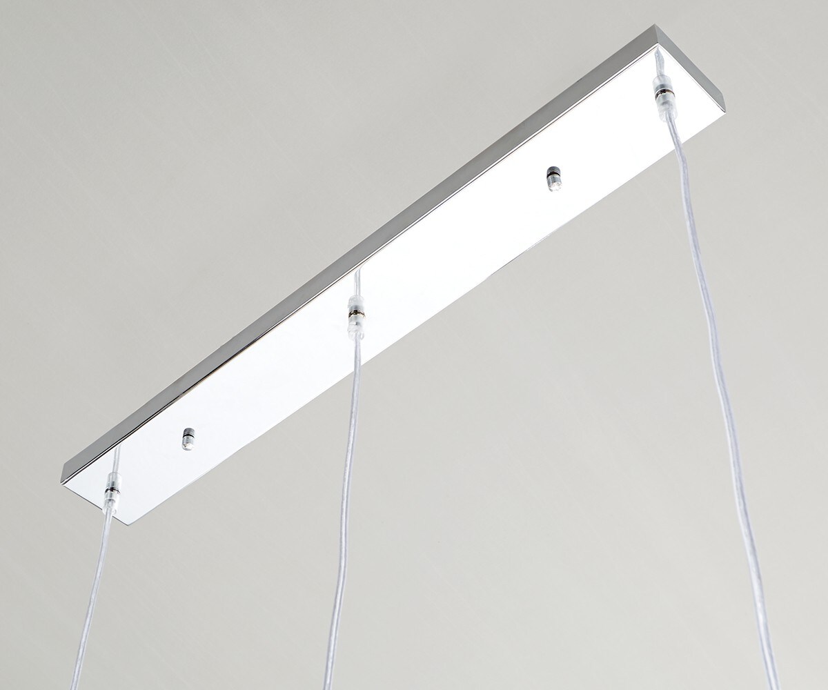 Plafondlamp Pentola 75 cm chroom zilverkleurig metaal 1
