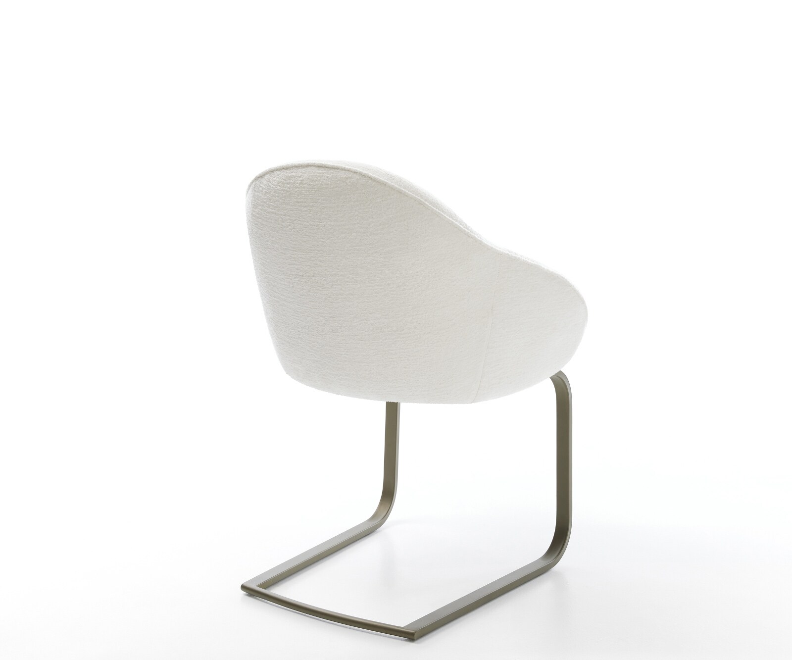 Sledemodel Gaio-Flex bouclé zacht beige sledemodel vlak afwerking met titanium 4