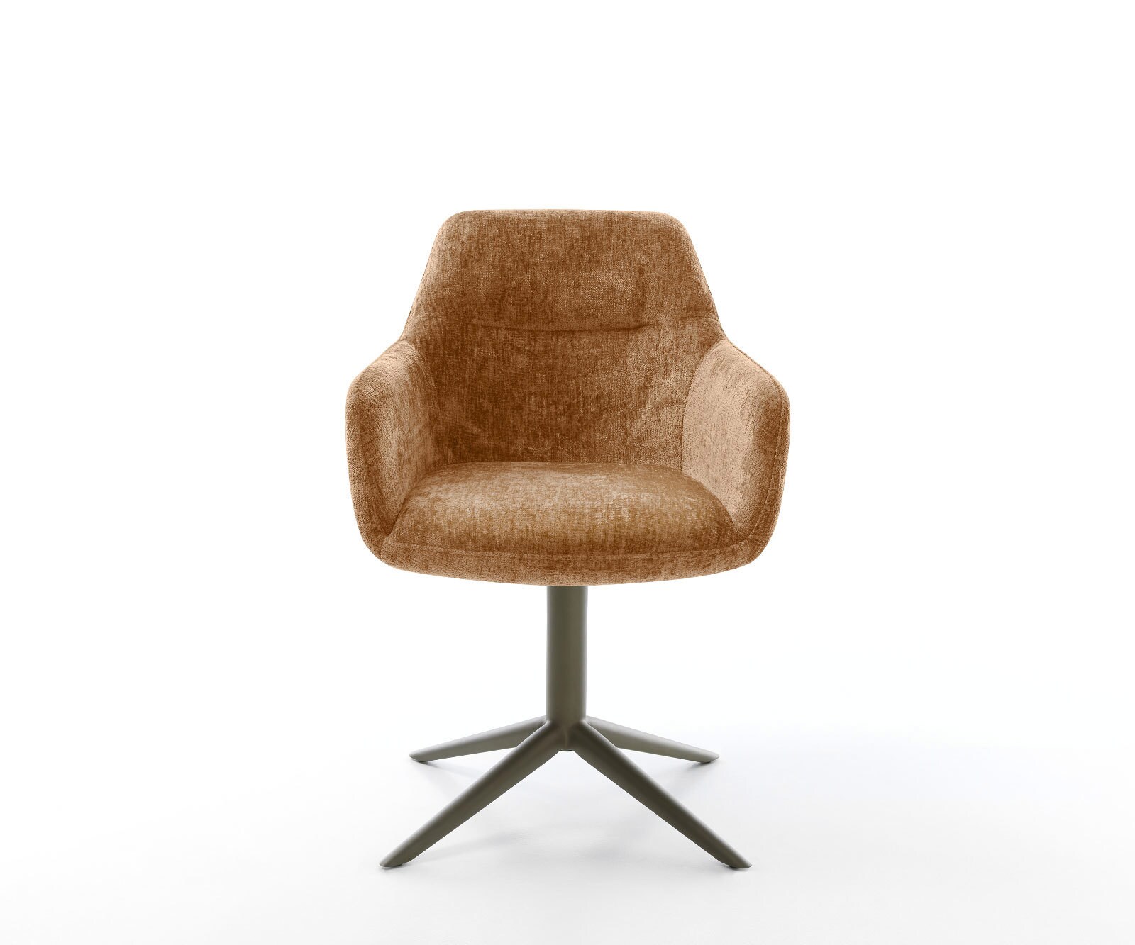 Draaistoel Pejo-Flex chenille Roest kruispoot afwerking met titanium 360° draaibaar rocker-functie pocketveer kern 2