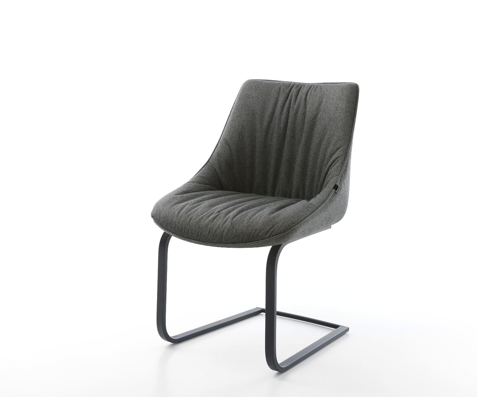 Sledemodel Elda-Flex microvelours antraciet vintage sledemodel vlak zwart