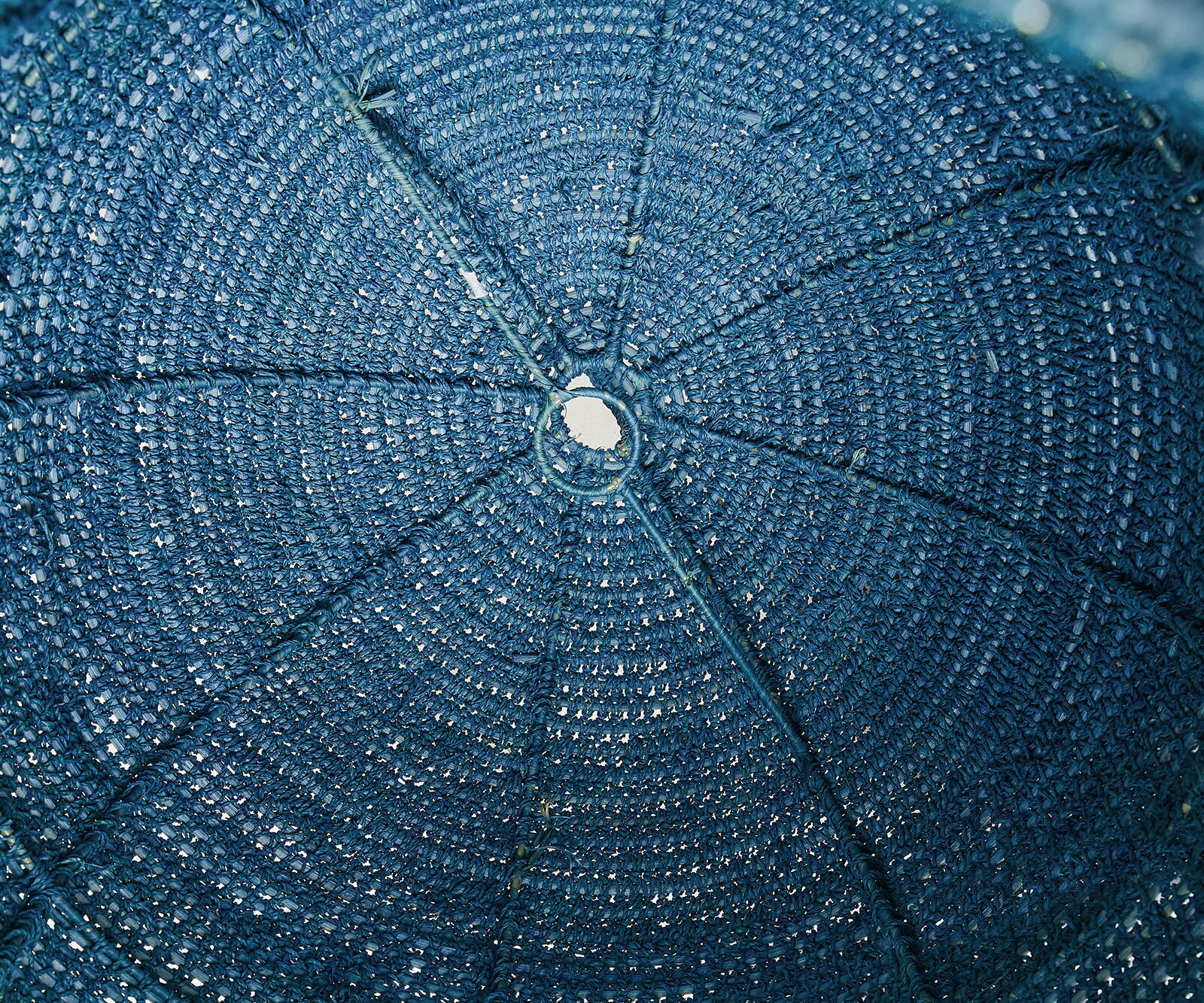 Lampenkap Kubu-Kubu  Ø 55x75 cm voilet uit waterhyacint 3 Lampenkap Kubu-Kubu  Ø 55x75 cm voilet uit waterhyacint 3