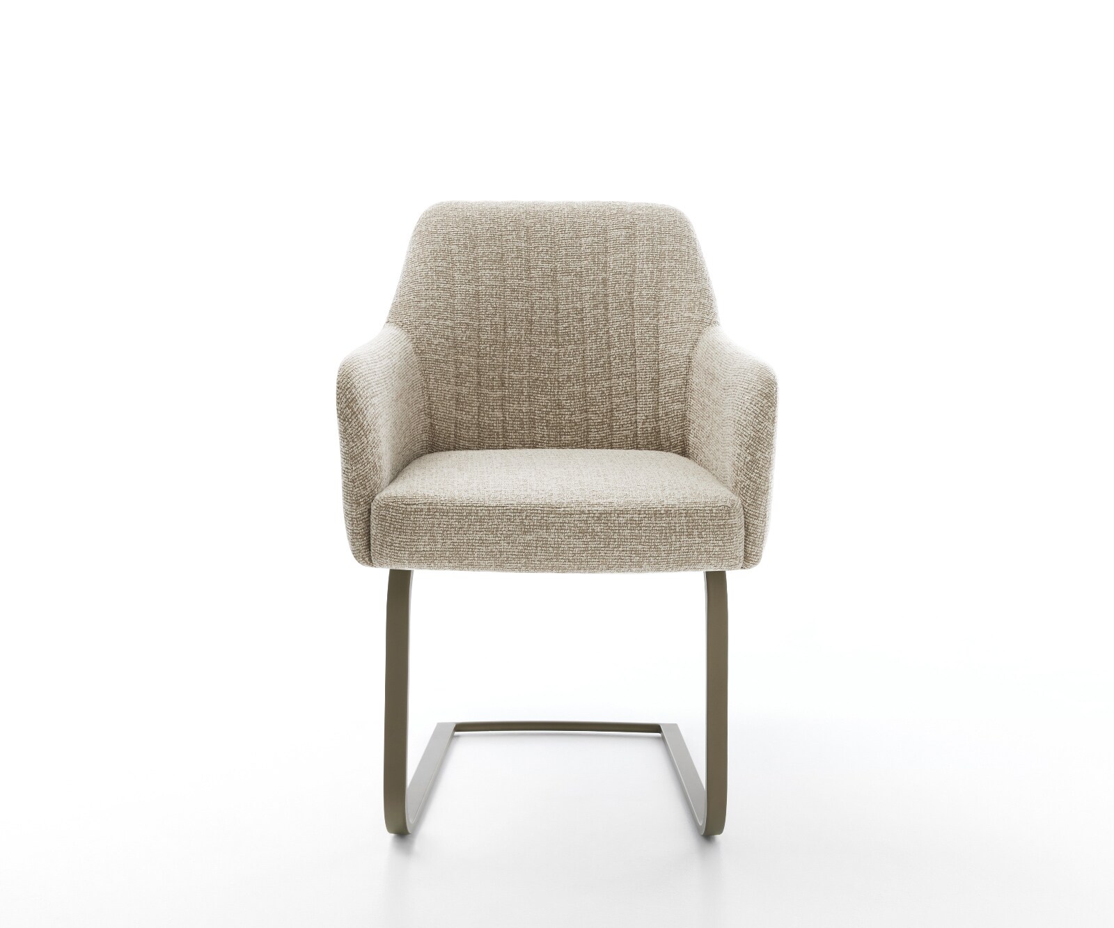 Sledemodel Greg-Flex geweven stof beige sledemodel vlak afwerking met titanium pocketveer kern 2