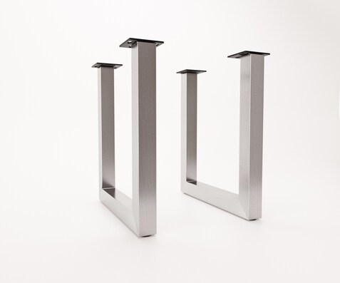 Tafelframe roestvrijstaal breed (2er-Set)