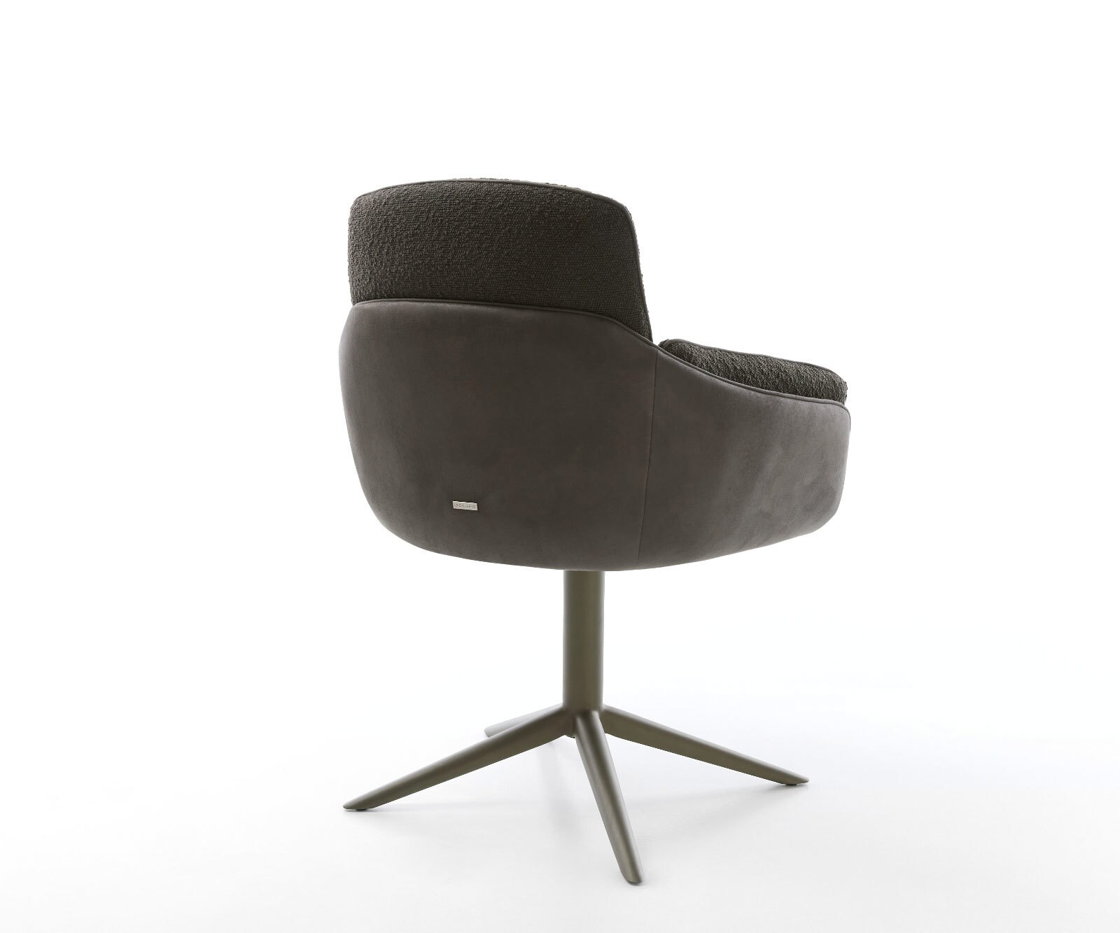 Draaistoel Luan-Flex met armleuning materiaalmix zwart kruispoot afwerking met titanium 360° draaibaar rocker-functie 4 Draaistoel Luan-Flex met armleuning materiaalmix zwart kruispoot afwerking met titanium 360° draaibaar rocker-functie 4