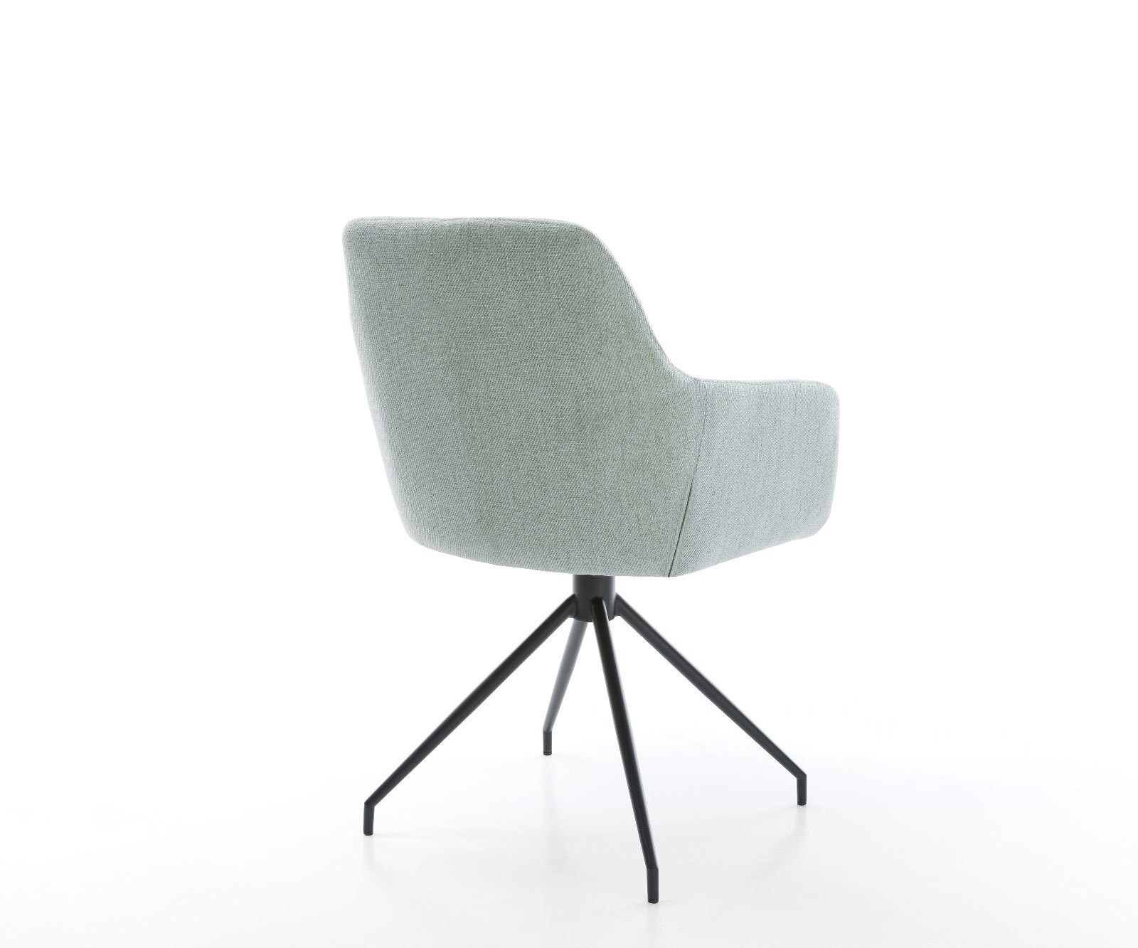 Eetkamerstoel Pejo-Flex stripes mint kruisframe conisch zwart pocketveer kern 4 Eetkamerstoel Pejo-Flex stripes mint kruisframe conisch zwart pocketveer kern 4