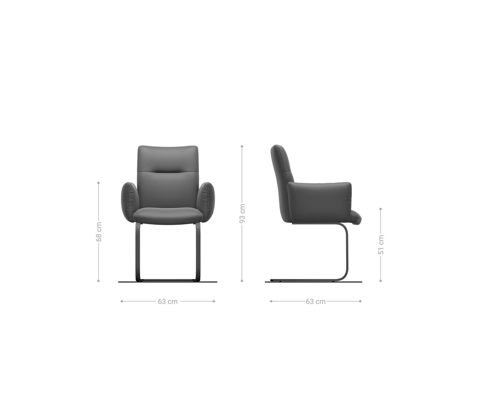 Sledemodel Jova-Flex met armleuning bouclé zilver grijs sledemodel vlak afwerking met titanium pocketveer kern 5 Sledemodel Jova-Flex met armleuning bouclé zilver grijs sledemodel vlak afwerking met titanium pocketveer kern 5